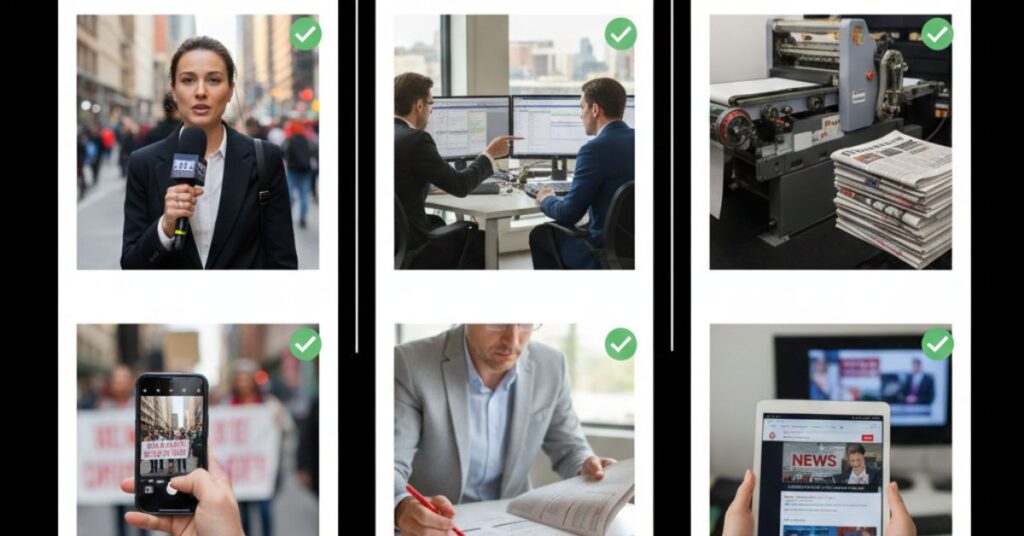 How News Is Collected, Verified, and Published
